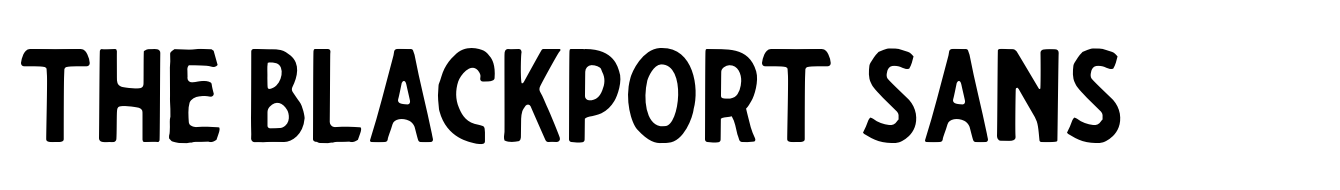 The Blackport Sans